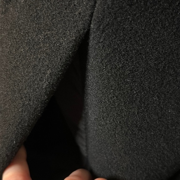 Calvin Klein Shawl Collar Black Coat NWT | 3 Button | Size 10 | 31” Length - Picture 5 of 10